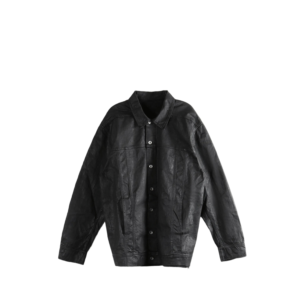 [RICK OWENS DRKSHDW] Leather Jacket SS26 DU01F4761 DBK 09