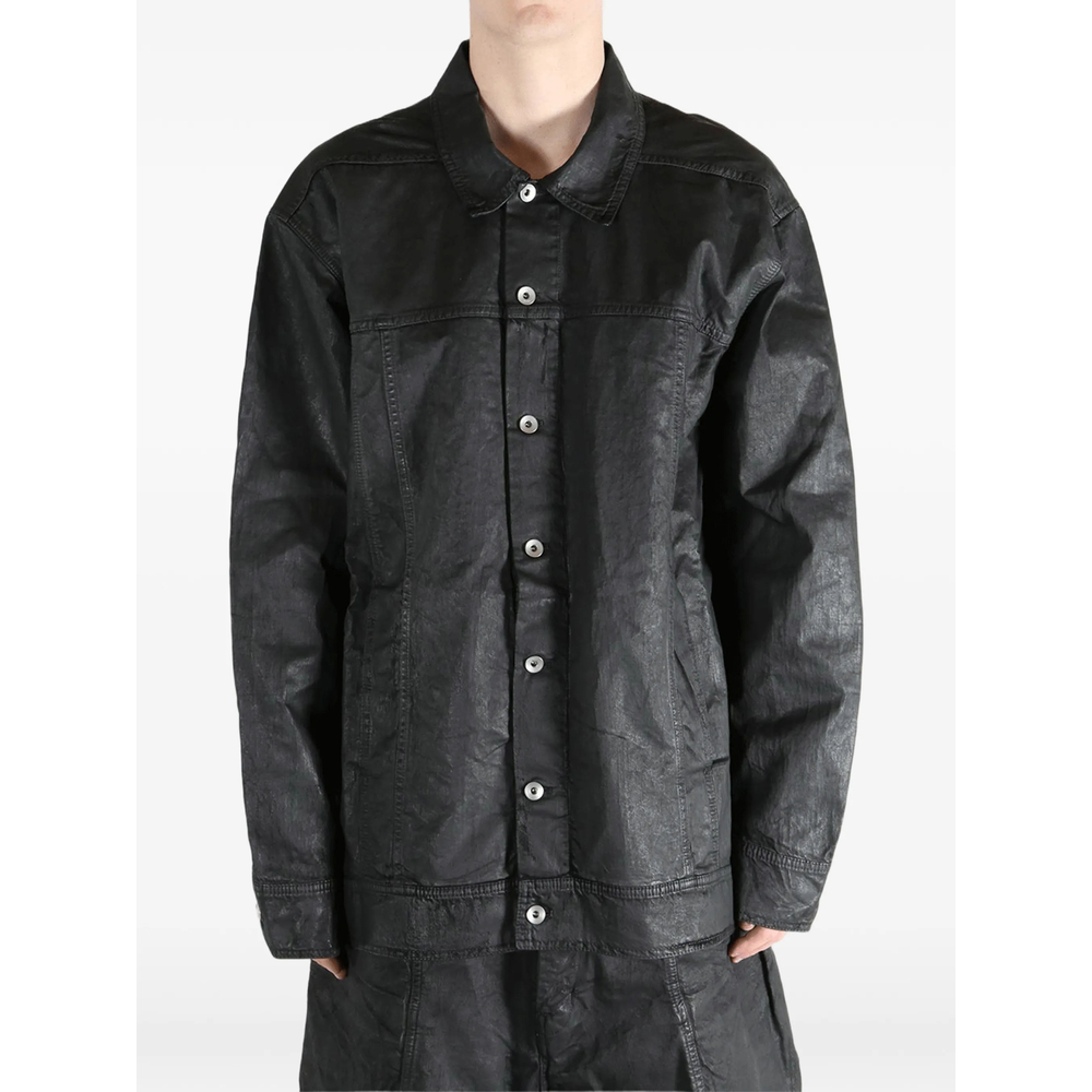 [RICK OWENS DRKSHDW] Leather Jacket SS26 DU01F4761 DBK 09
