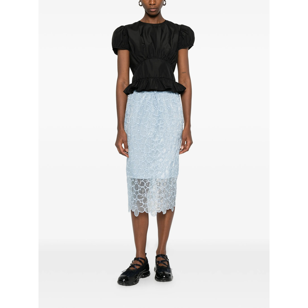 [Cecilie Bahnsen] Shirts Short Sleeve SS26 RTW11008 CRISTOBAL BLACK