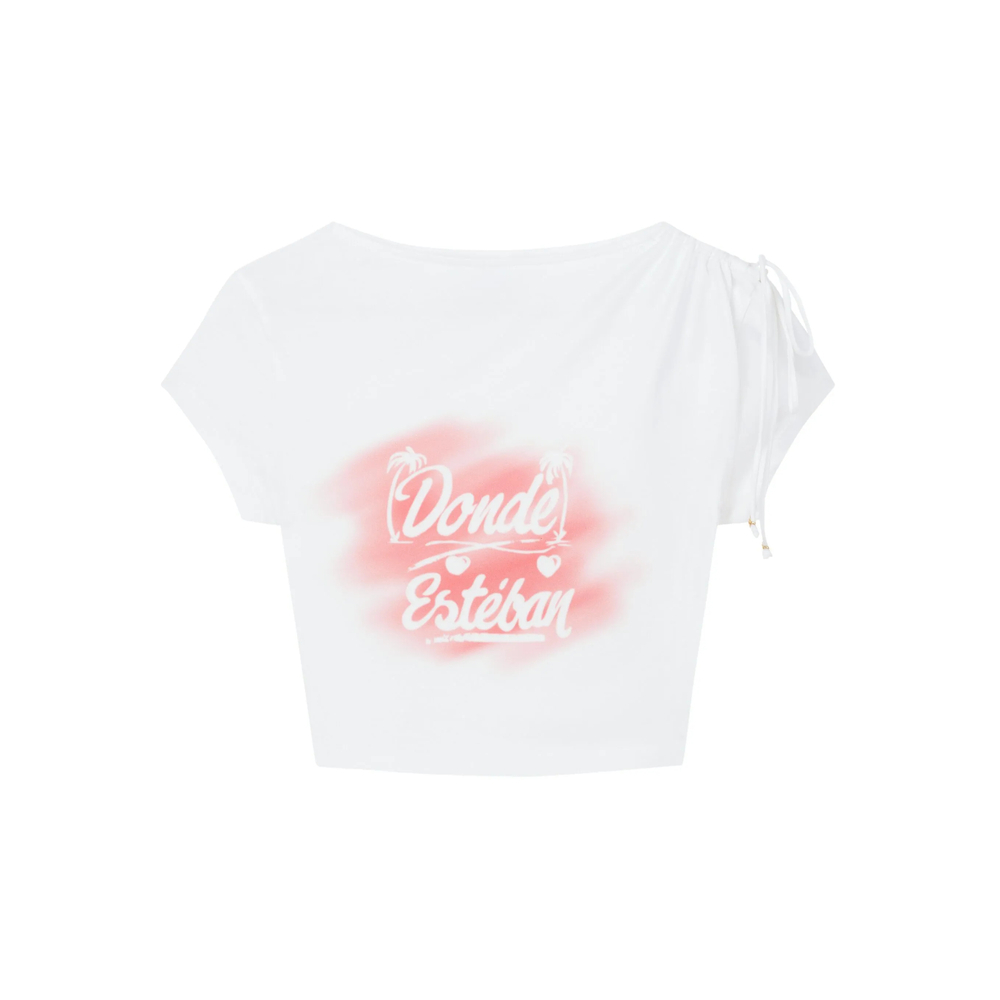 [Donde Esteban] T-shirts Short Sleeve SS26 D4.1-TEE-232  WHITE