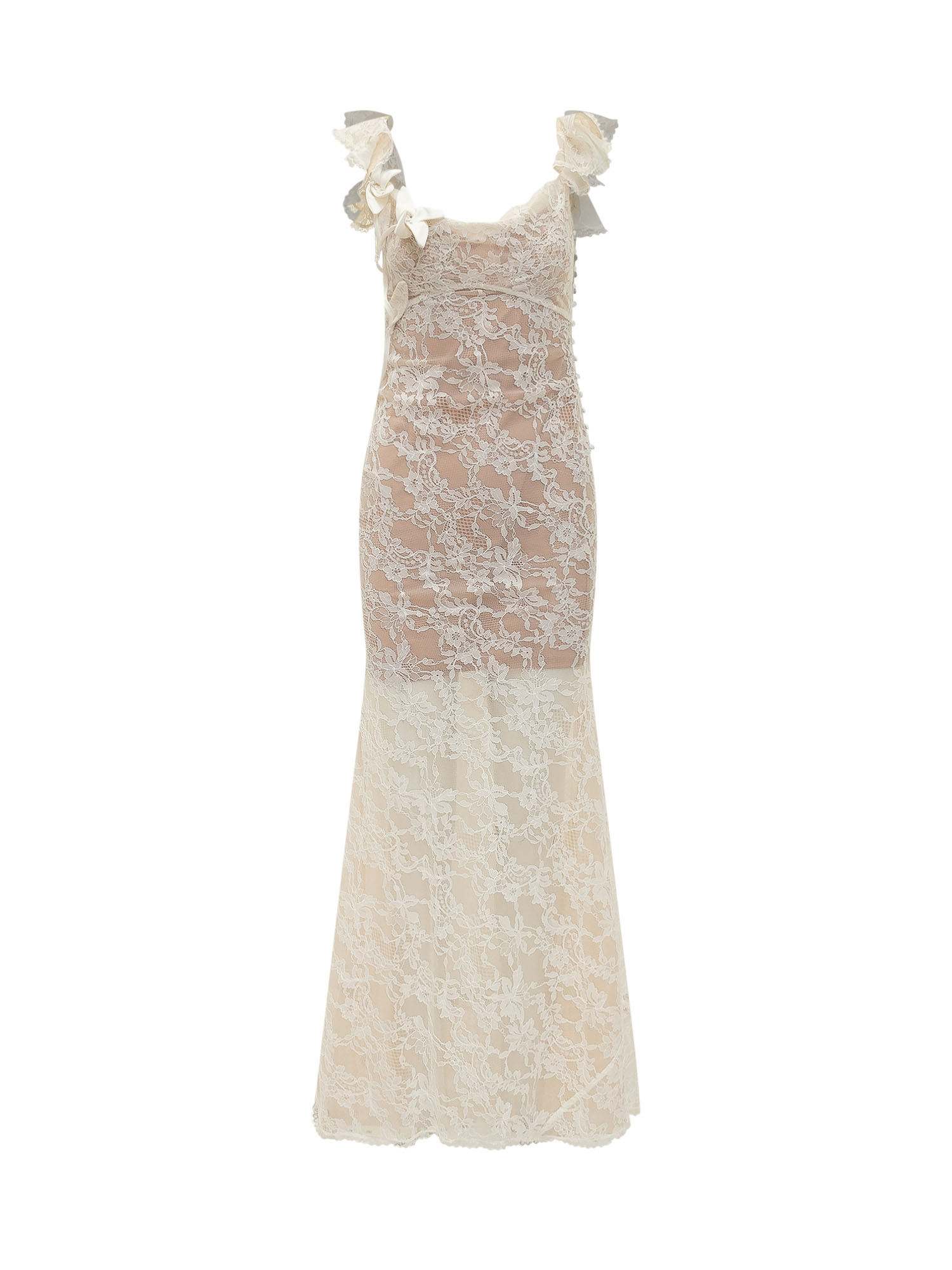 [Self-portrait] Sleeveless dress SS26 SS26259XC CREAM