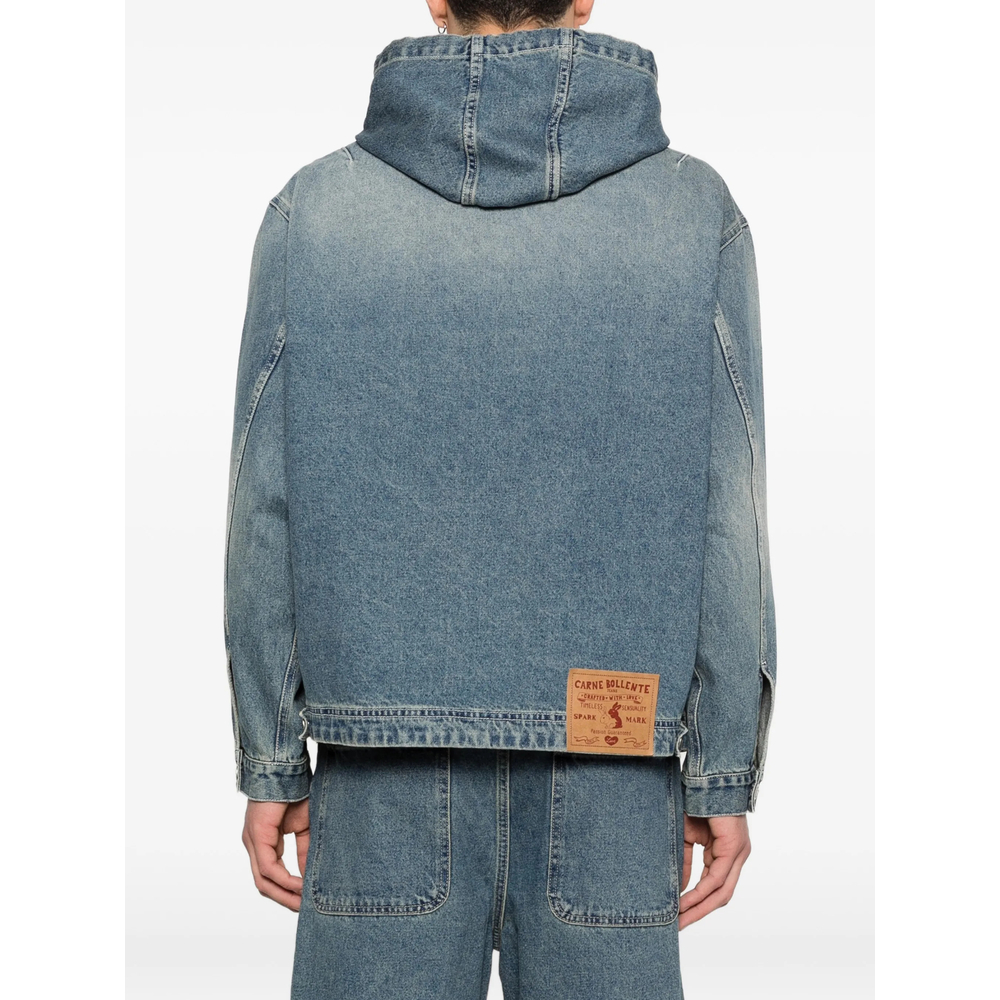 [CARNE BOLLENTE] Denim jacket SS26 SWJK0101  OFFBL