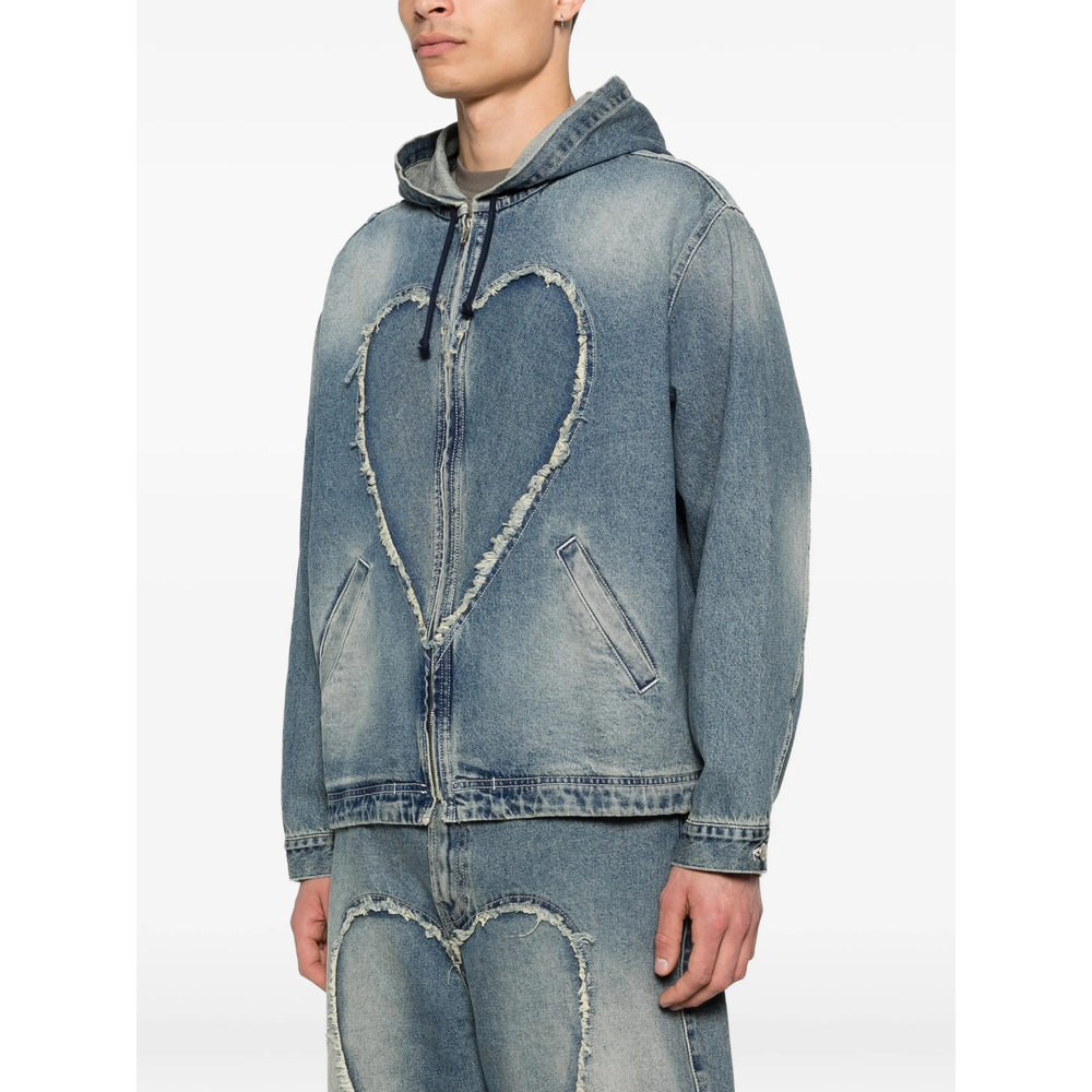 [CARNE BOLLENTE] Denim jacket SS26 SWJK0101  OFFBL