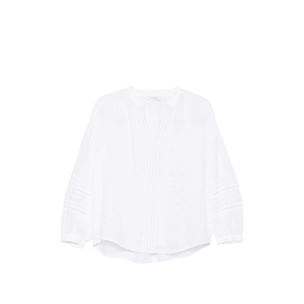 [Jc Sophie] Blouse SS26 L3118 LESLIE OFFWH