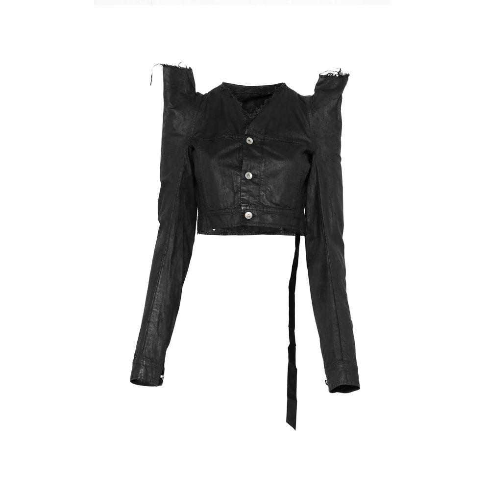 [RICK OWENS DRKSHDW] Leather Jacket SS26 DS01F4713 DBK 09