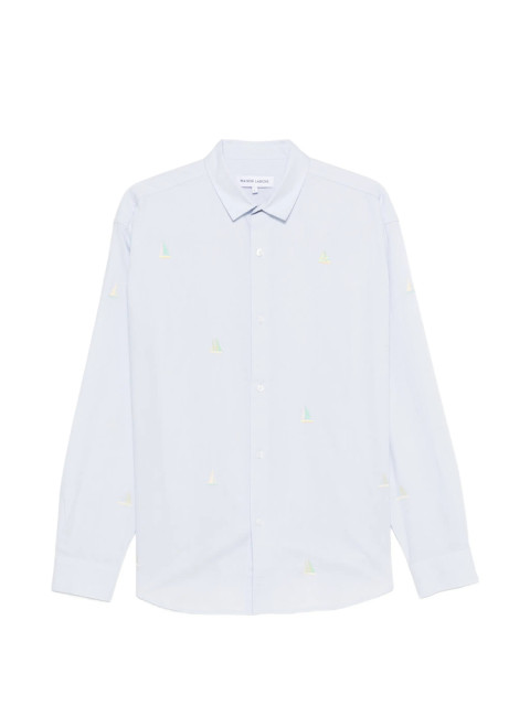 [MAISON LABICHE] Shirts Long Sleeve SS26 ZMBRETEUILBOAT  OXBLU