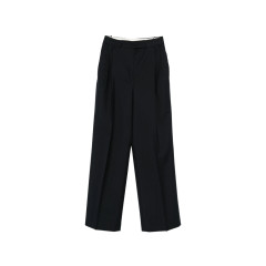[ROHE] Trousers SS26 418-30-066  NAVY