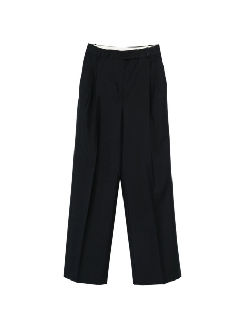 [ROHE] Trousers SS26 418-30-066  NAVY