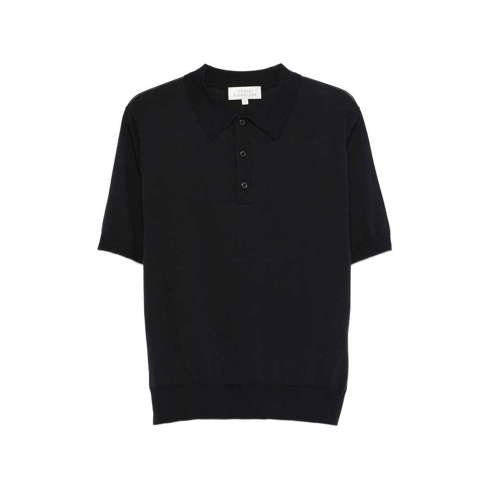 [Studio Nicholson] Shirts Short Sleeve SS26 SNM-094 ARIETA DKNAV