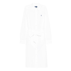 [Ralph Lauren] Short sleeve dress SS26 211B18781001  WHITE
