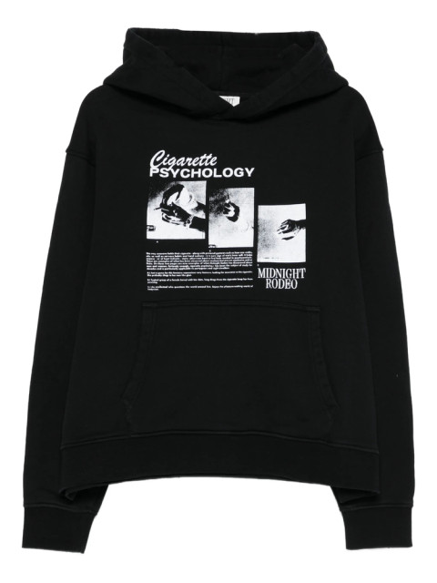 [Midnight Rodeo] Hoodie FW25 MRT-54 CIGARETTE BLACK