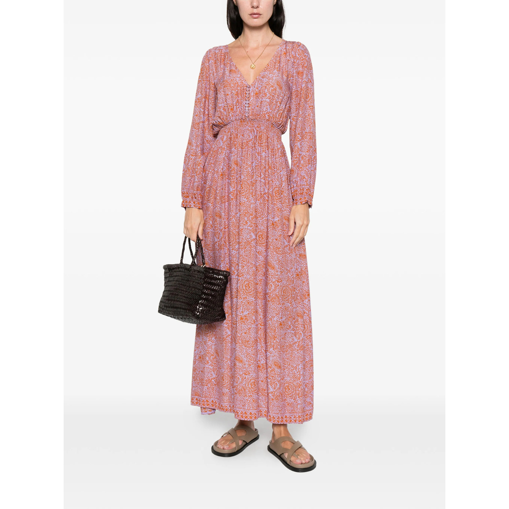 [Natalie Martin] Long sleeve dress SS26 SHANGRI  PURPL