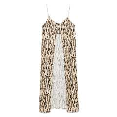 [THE NINA STUDIO] Sleeveless dress SS25 10 GILET  LEOP1