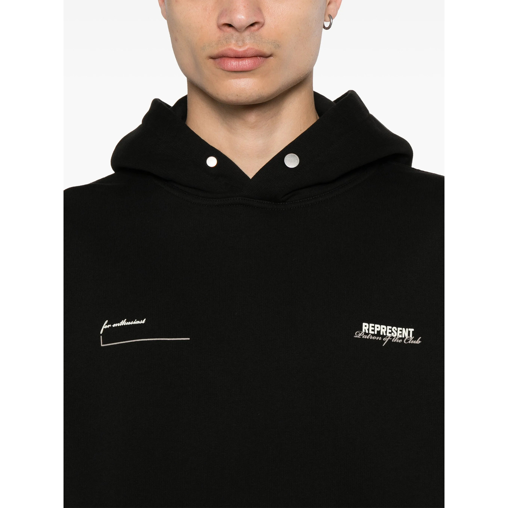 [Represent] Hoodie SS26 MLM4270-001  BLACK