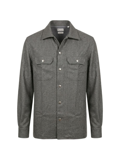 [Brunello Cucinelli] Shirts Long Sleeve FW26 MY6660721C018