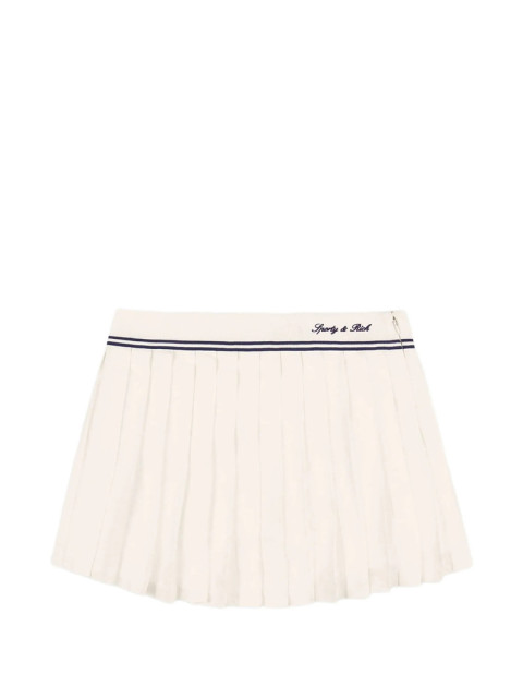 [SPORTY & RICH] Mini skirt FW26 SK01275326WH  ECRU