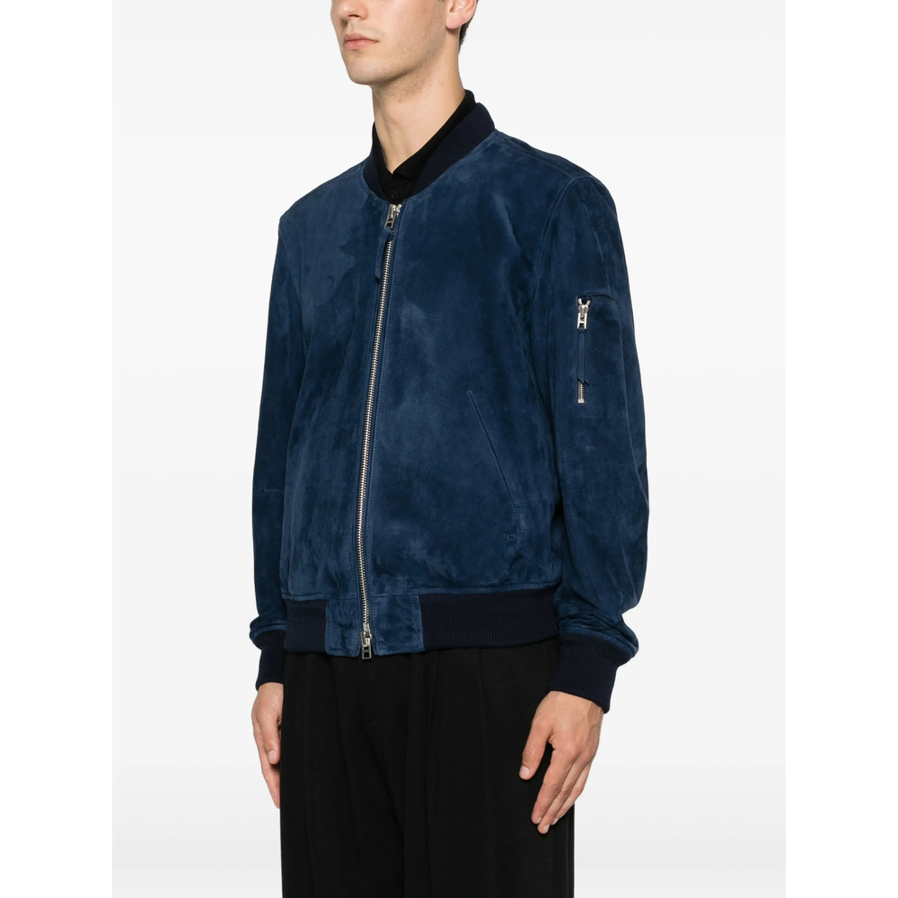 [Tom Ford] Leather Jacket FW26 LMS038 LBS087 UBO