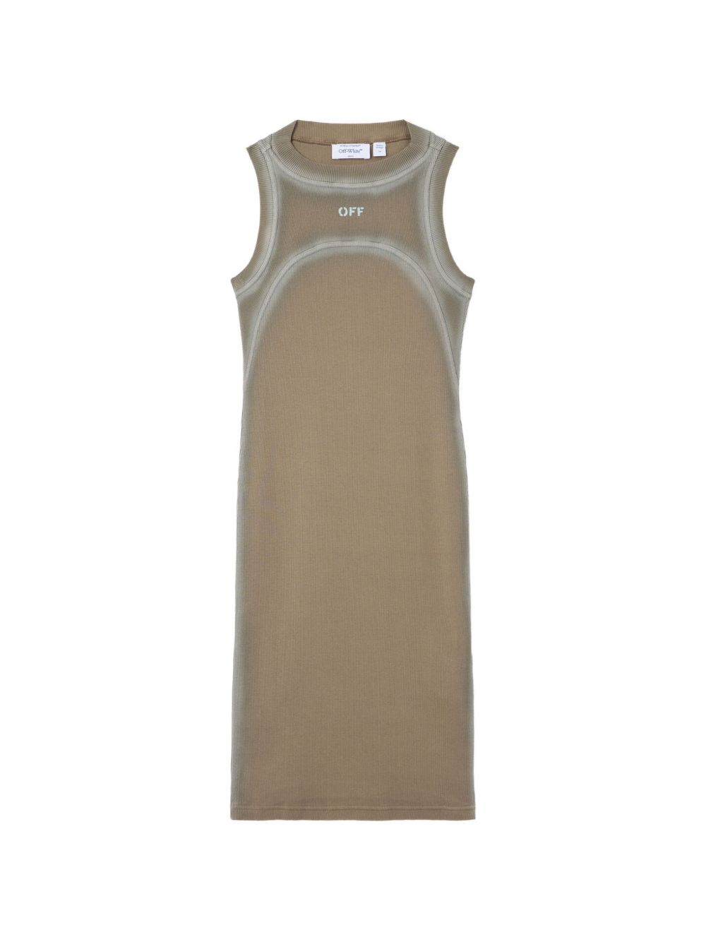 [Off White] Sleeveless dress SS26 2DB57FS26JER001W282