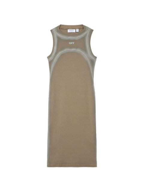 [Off White] Sleeveless dress SS26 2DB57FS26JER001W282