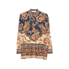 [Zimmermann] Shirts Long Sleeve FW26 8278TSS261  NAVY