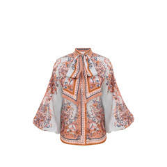 [Zimmermann] Blouse FW26 4461TSS261  BLUE