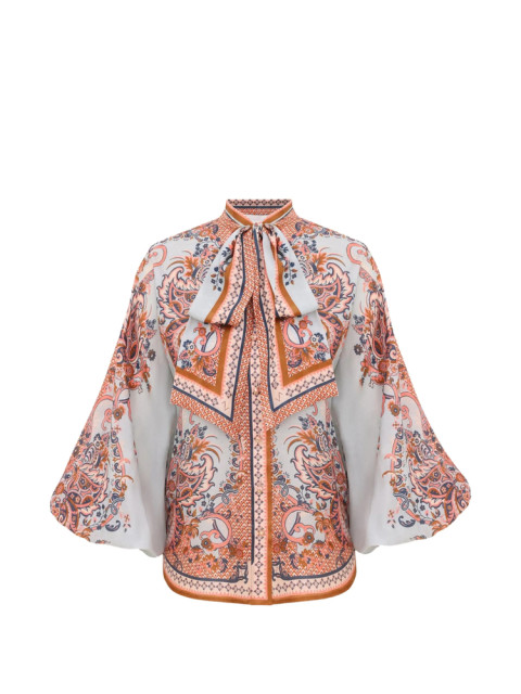 [Zimmermann] Blouse FW26 4461TSS261  BLUE