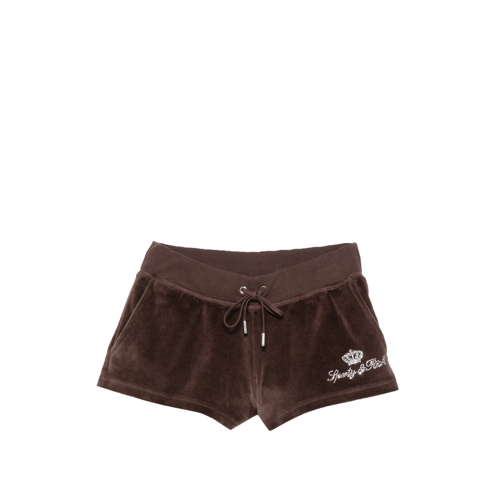 [SPORTY & RICH] Shorts FW26 SH057716689BR  CHOCO