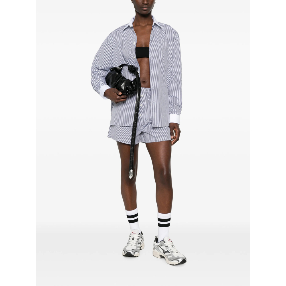 [SPORTY & RICH] Shirts Long Sleeve FW26 SI019710302ST  NAVST