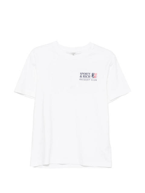 [SPORTY & RICH] T-shirts Short Sleeve FW26 TO119710431WH  WHITE
