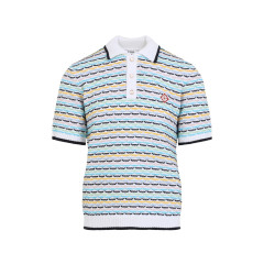 [Casablanca] T-shirts Short Sleeve FW26 PF26-KW-1260 01 MULTI