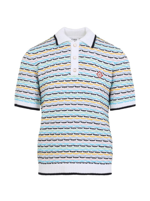 [Casablanca] T-shirts Short Sleeve FW26 PF26-KW-1260 01 MULTI