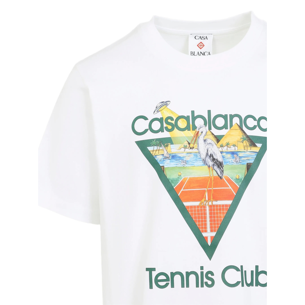 [Casablanca] T-shirts Short Sleeve FW26 PF26-JTS-001 03 TENCL