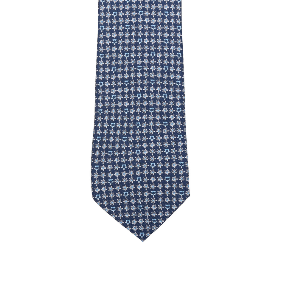 [Ferragamo] Tie FW26 351456 0794737 NAVY