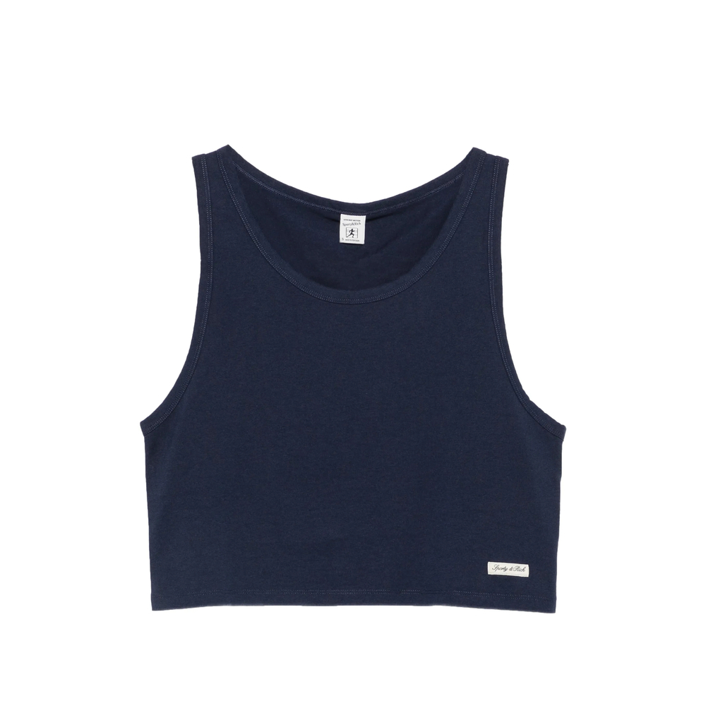 [SPORTY & RICH] Tank top FW26 TO12176326BL  DNAVY