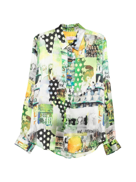 [Martine Rose] Shirts Long Sleeve SS26 401WF09422  GRN