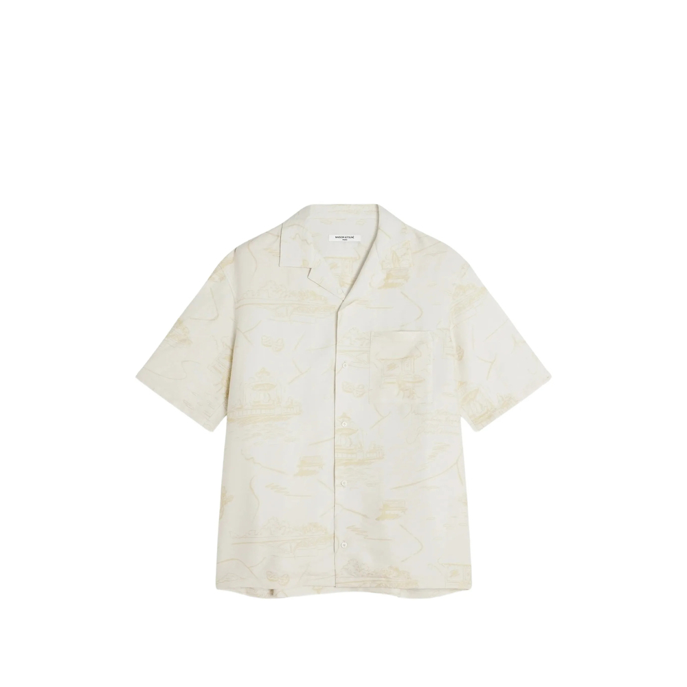 [MAISON KITSUNE] Shirts Short Sleeve SS26 QM00404WW9103  BEIST