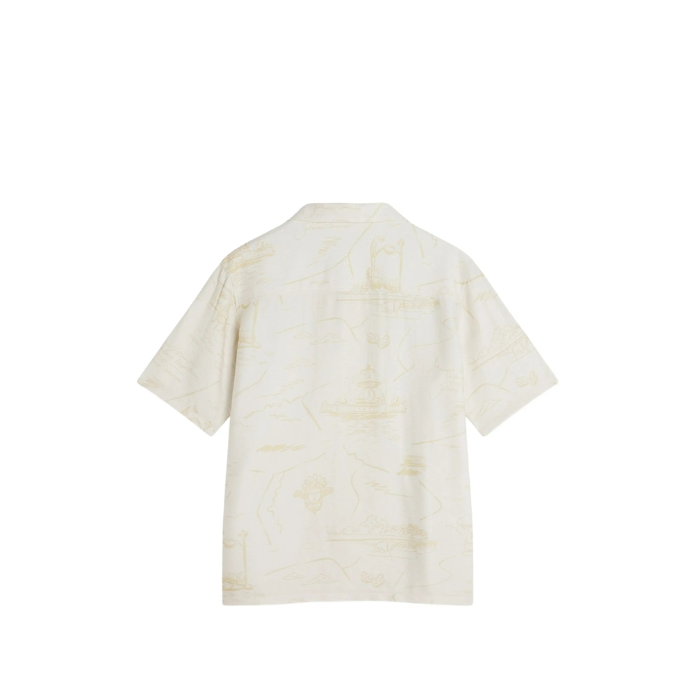 [MAISON KITSUNE] Shirts Short Sleeve SS26 QM00404WW9103  BEIST