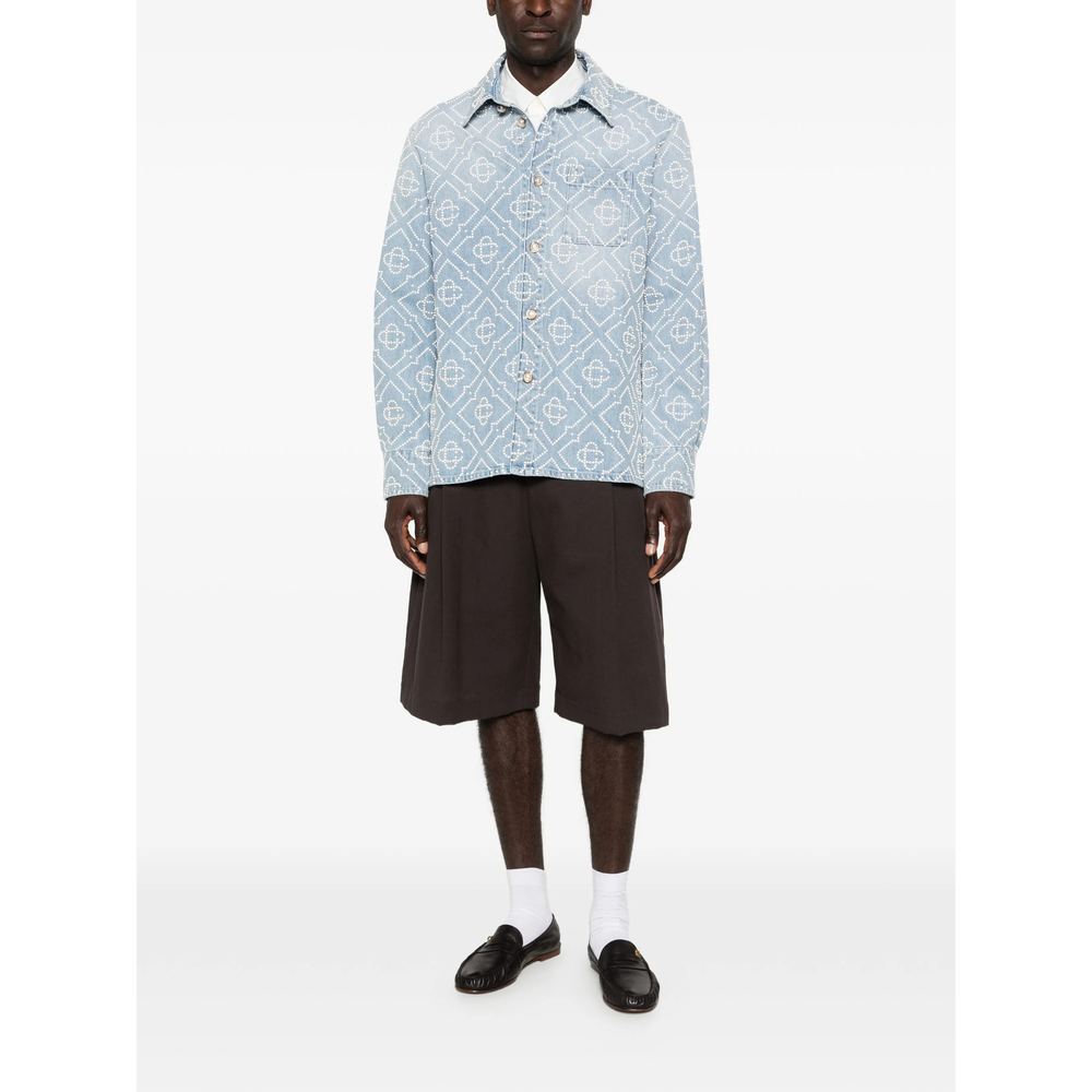 [Casablanca] Shirts Long Sleeve SS26 SS26-SH-243 01 PEARL