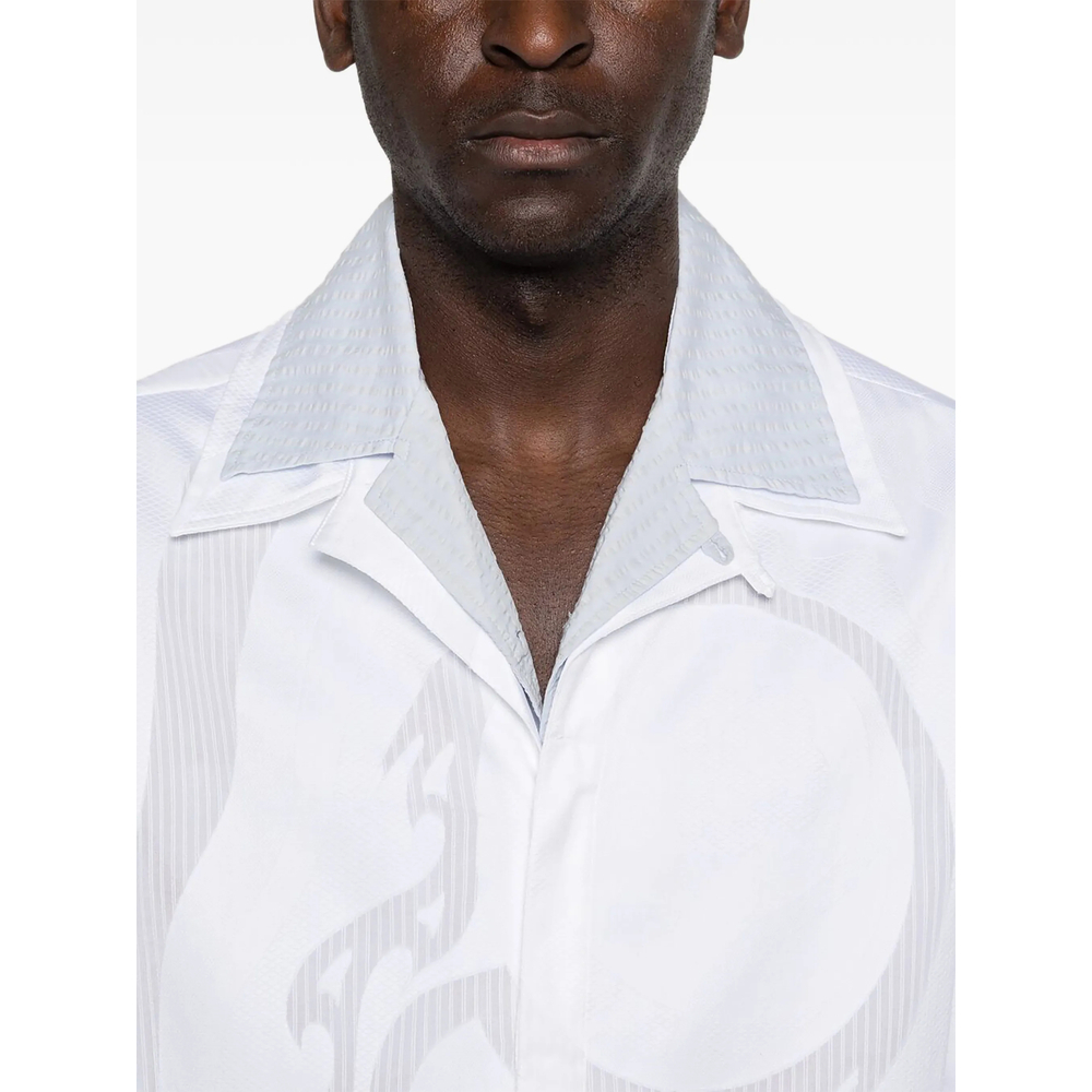 [Casablanca] Shirts Short Sleeve SS26 SS26-SH-252 01 WHITE