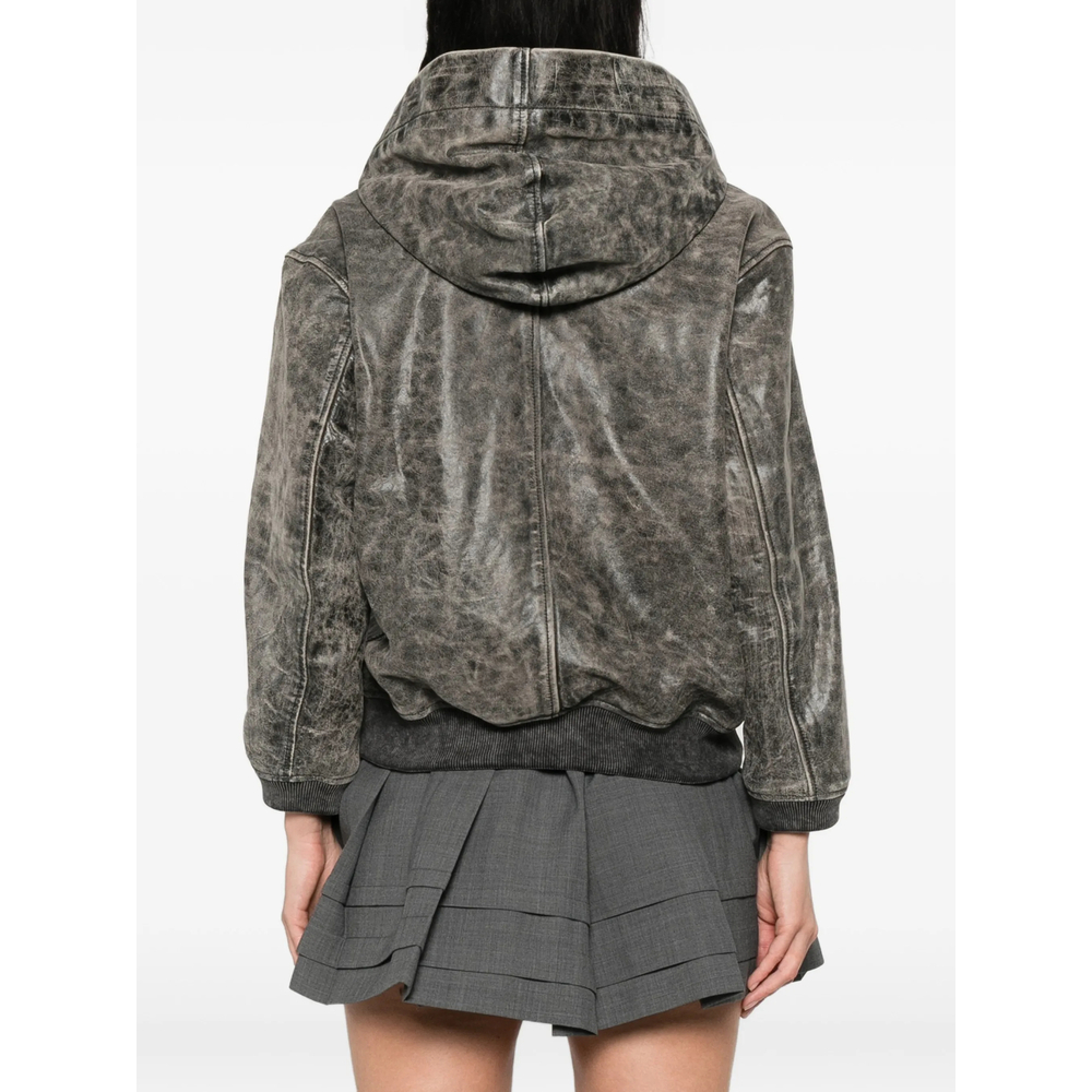 [ALEXANDER WANG] Leather Jacket SS26 1WC2262731  051A