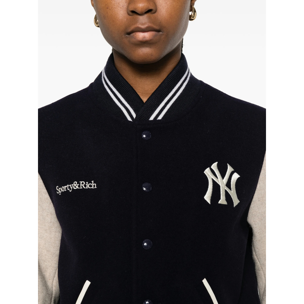 [SPORTY & RICH] Bomber jacket SS26 OW007610675BL  DKNAE