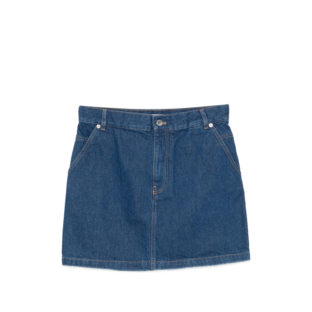 [MAISON KITSUNE] Mini skirt SS26 QW01501WD4023  WAIND