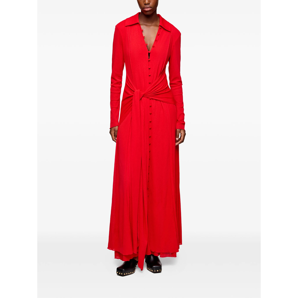 [GANNI] Long sleeve dress SS26 A1030484  06P