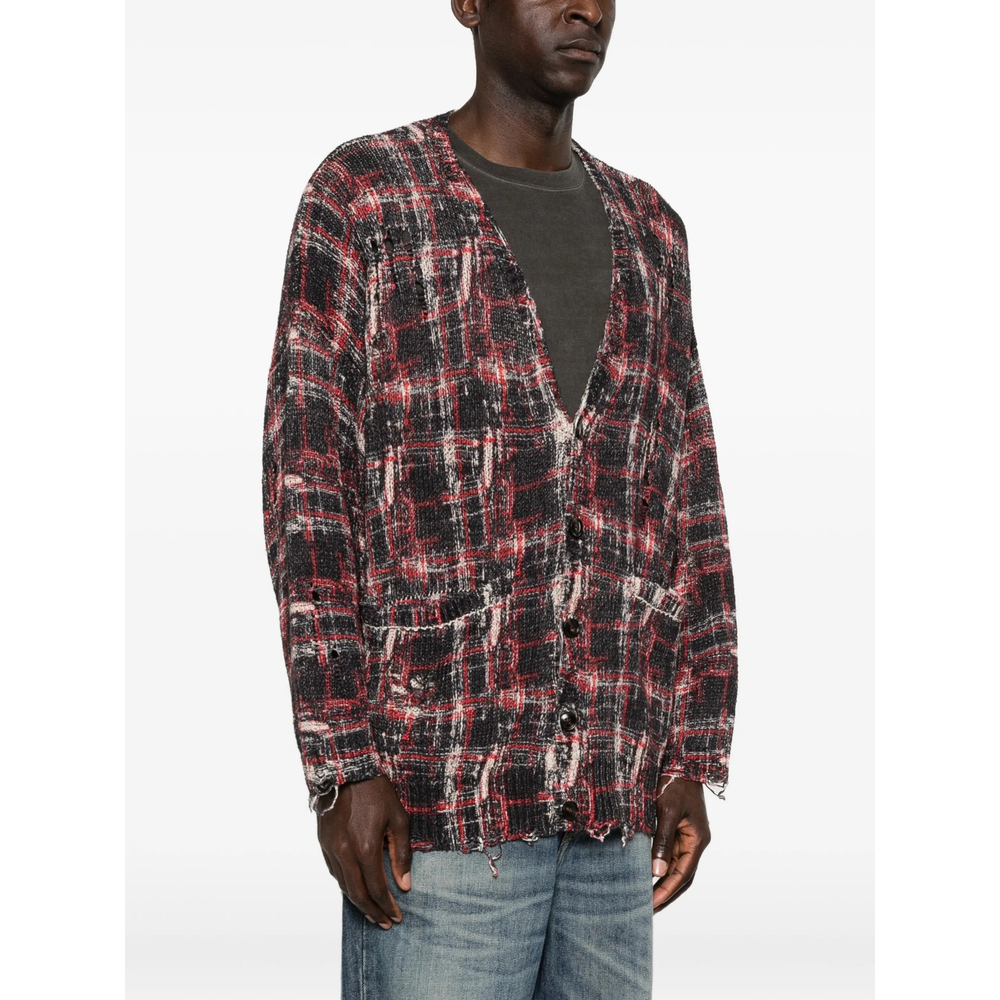 [R13] Cardigan SS26 R13WY198 Y261A BKRED
