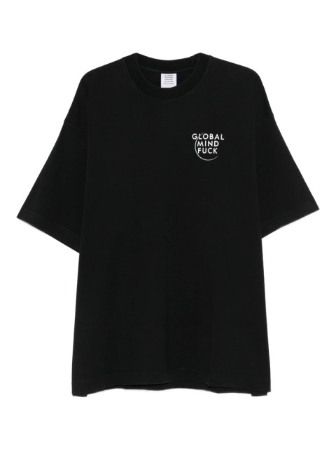 [Vetements] T-shirts Short Sleeve SS26 ME76TR225B  BLACK