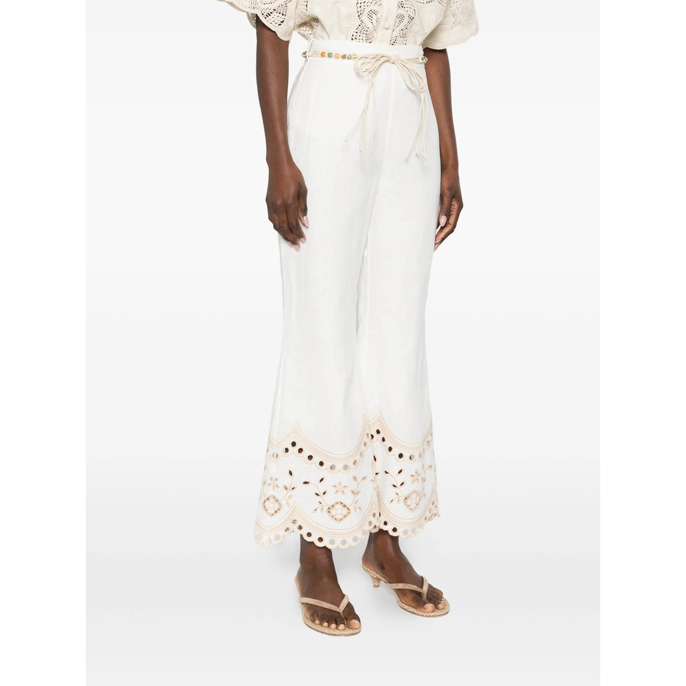[Zimmermann] Trousers SS26 5797PRS262  IVORY