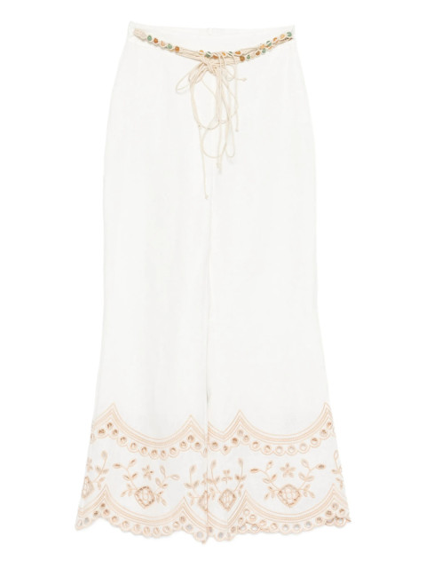 [Zimmermann] Trousers SS26 5797PRS262  IVORY
