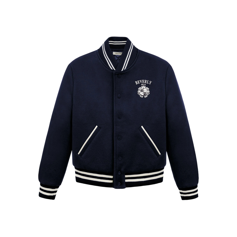 [SPORTY & RICH] Bomber jacket SS26 OW0076425BL  DKNAV