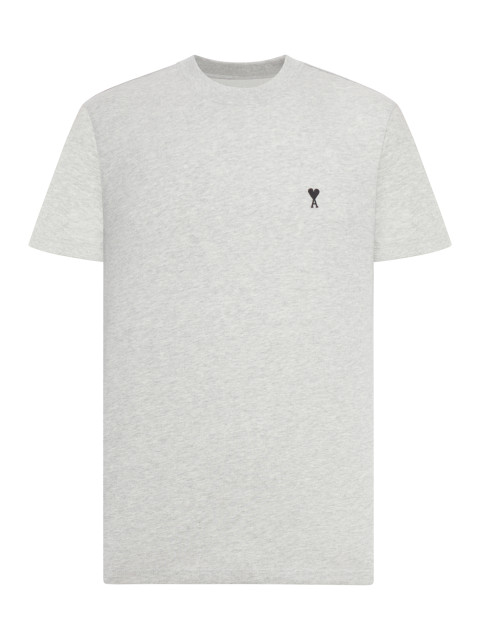 [Ami Paris] T-shirts Short Sleeve FW26 HTS3467240951 GRIS CENDRE CHINE