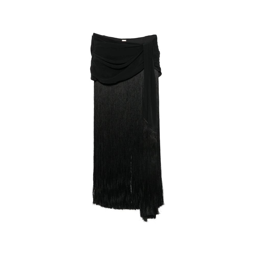 [Cult Gaia] Long skirt FW26 WVSK34774CR373 SAMAN BLACK